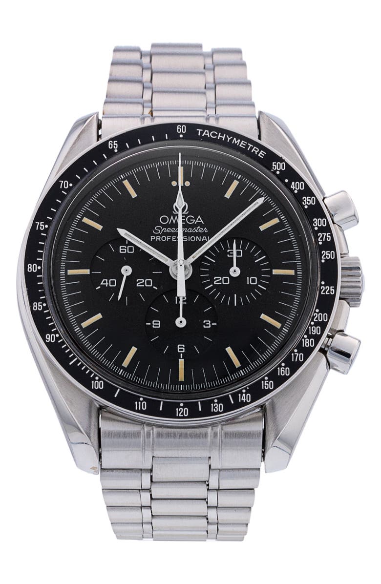 Watchfinder & Co. Omega Preowned 2000 Speedmaster Moonwatch 3590.50.00 Bracelet Watch, 42mm, Main, color, Black