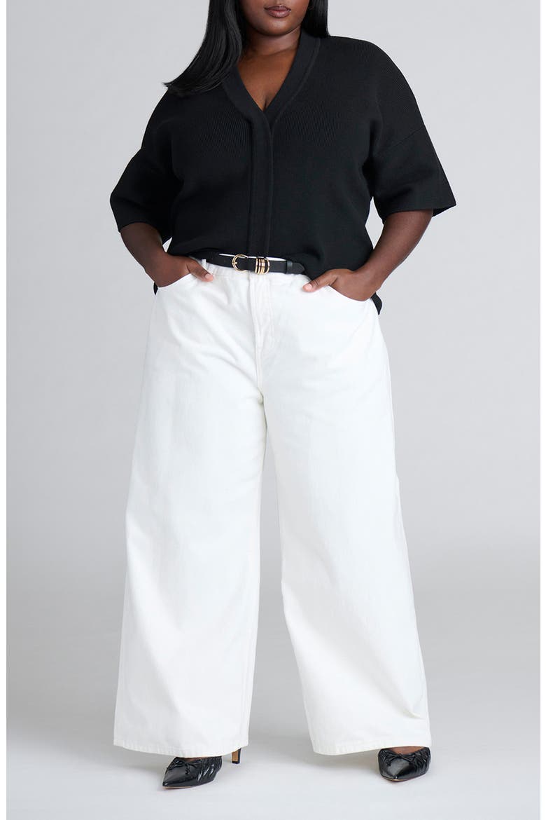 Wide Sleeve Sweater, Alternate, color, BLACK ONYX