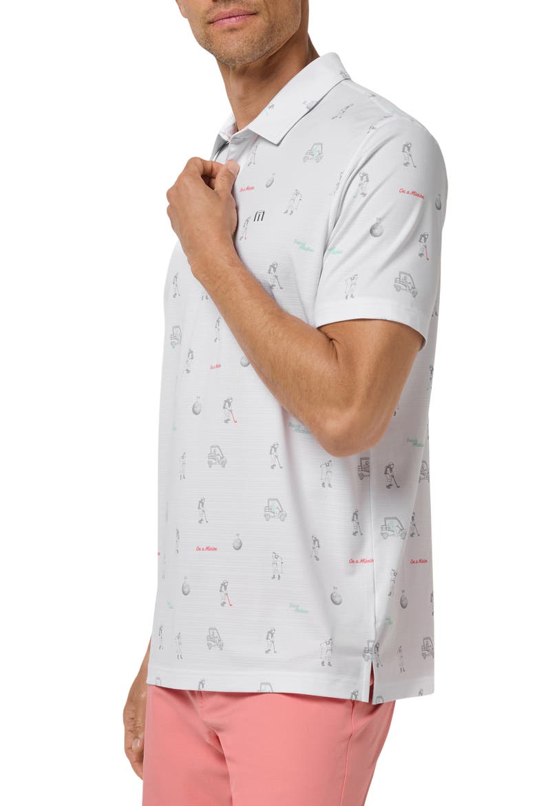 On a Mission Performance Polo, Alternate, color, WHITE