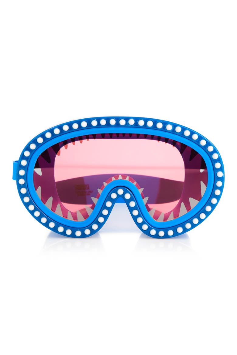 Kids' Shark Attack Swim Mask, Main, color, RED