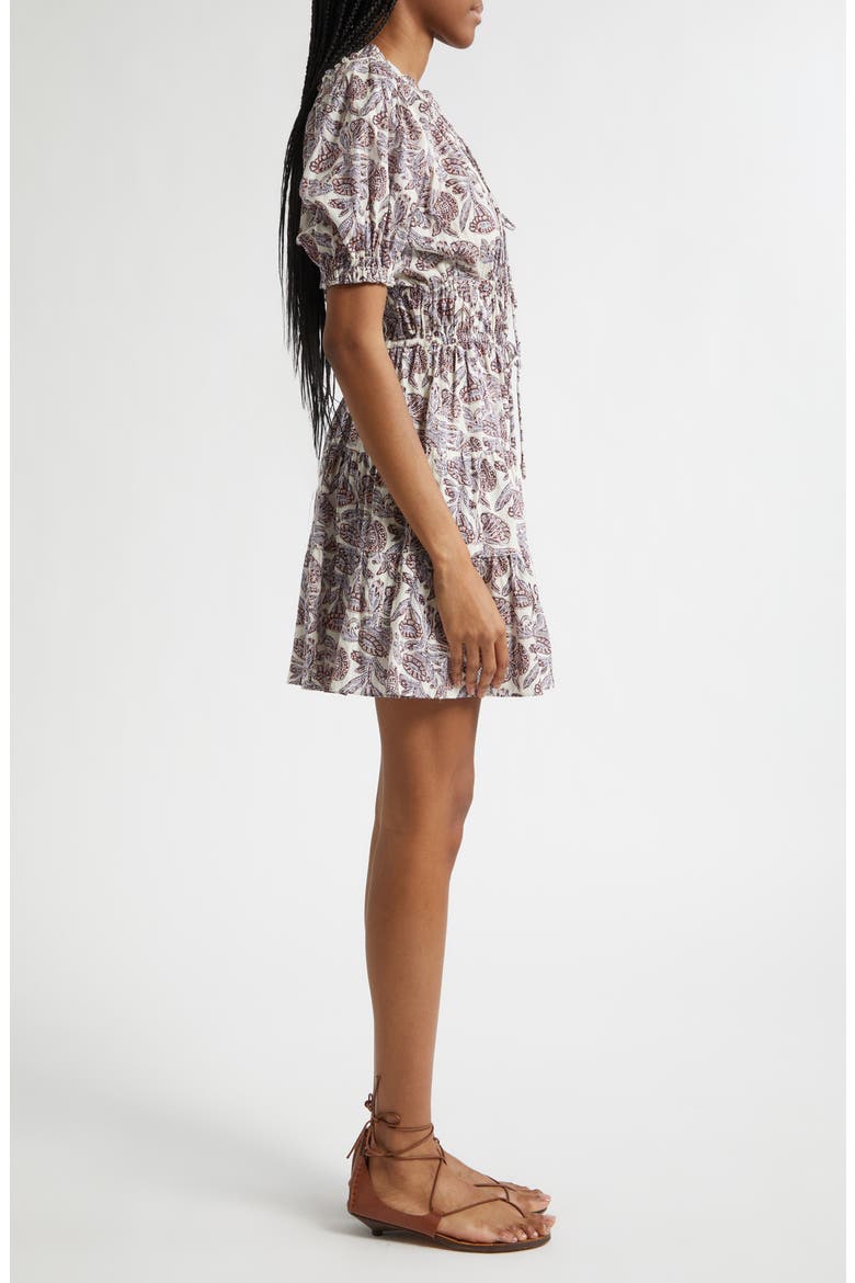 Soffia Print Tiered Dress, Alternate, color, MEADOW