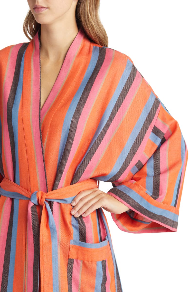 BATHEN Gender Inclusive Stripe Robe, Alternate, color, 