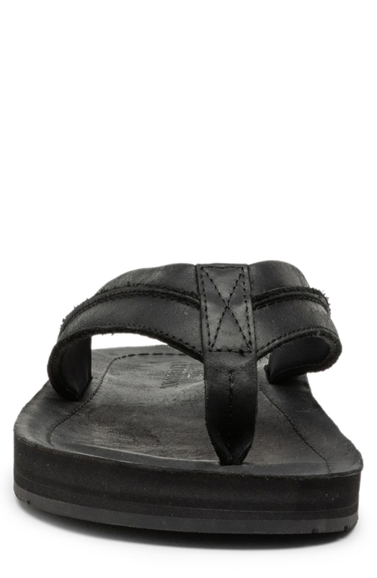 Piha Flip Flop, Alternate, color, BLACK