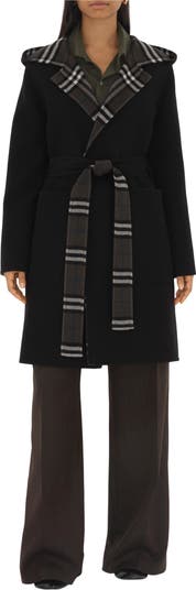 Burberry Mid-length Reversible Wool Car Coat | Nordstrom