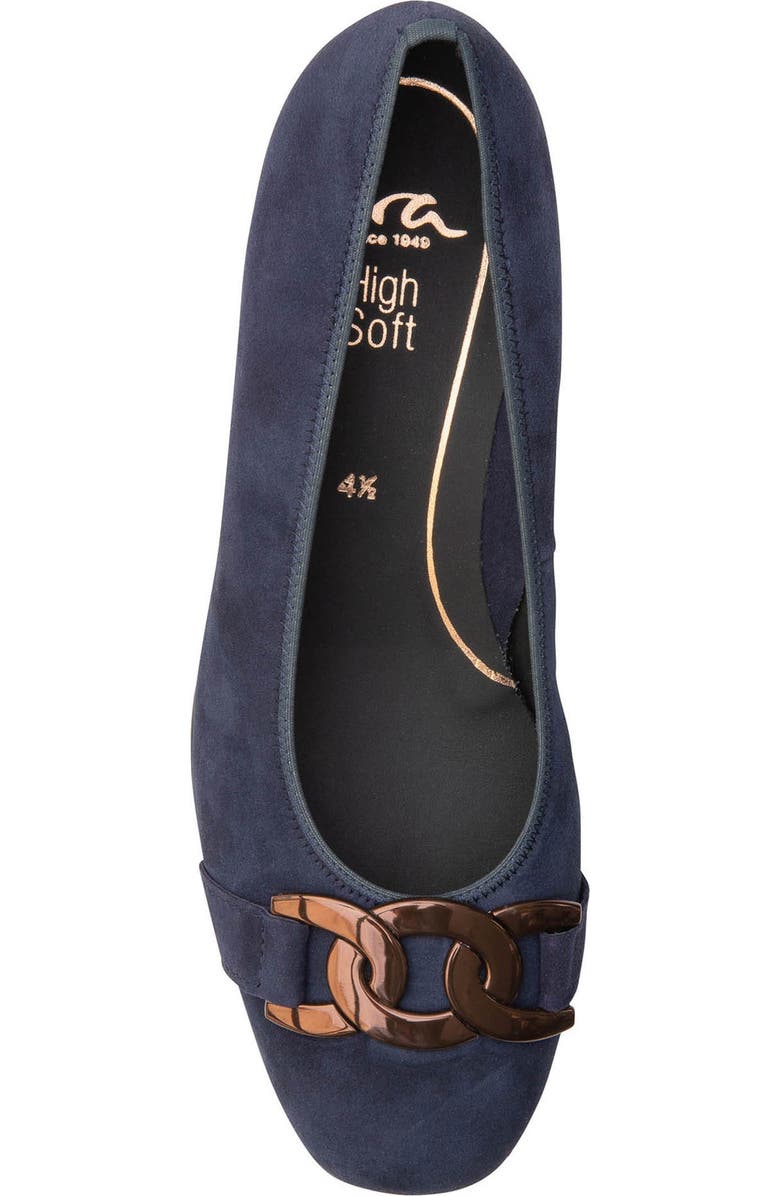 ara Gallant Chain Pump, Alternate, color, Midnight Blue