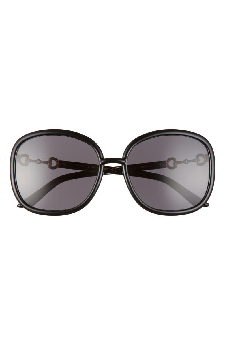 Gucci 60mm Square Sunglasses, Main, color, 