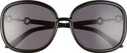 Gucci 60mm Square Sunglasses