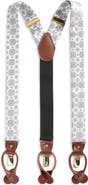 CLIFTON WILSON Silk Medallion Suspenders