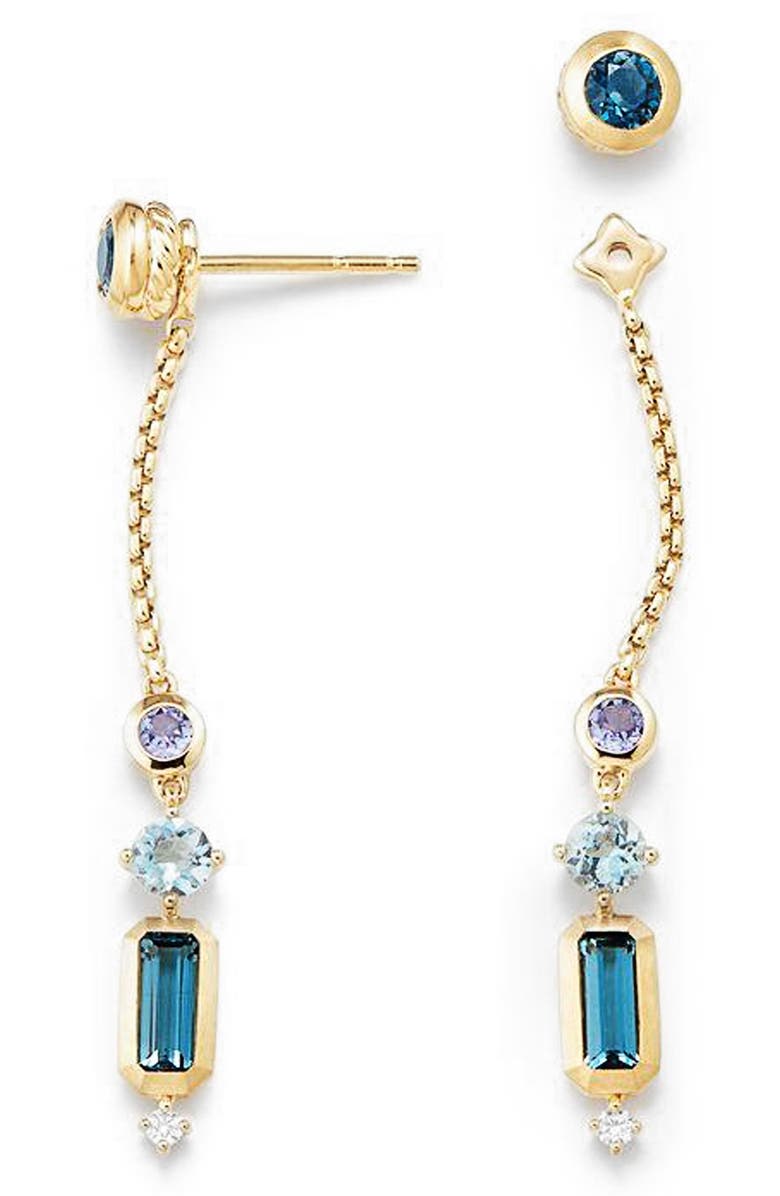 David Yurman Novella Drop Earrings with Diamonds, Alternate, color, 