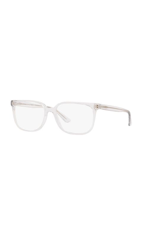 Lenscrafters 58mm Rectangle Optical Glasses In Transparent