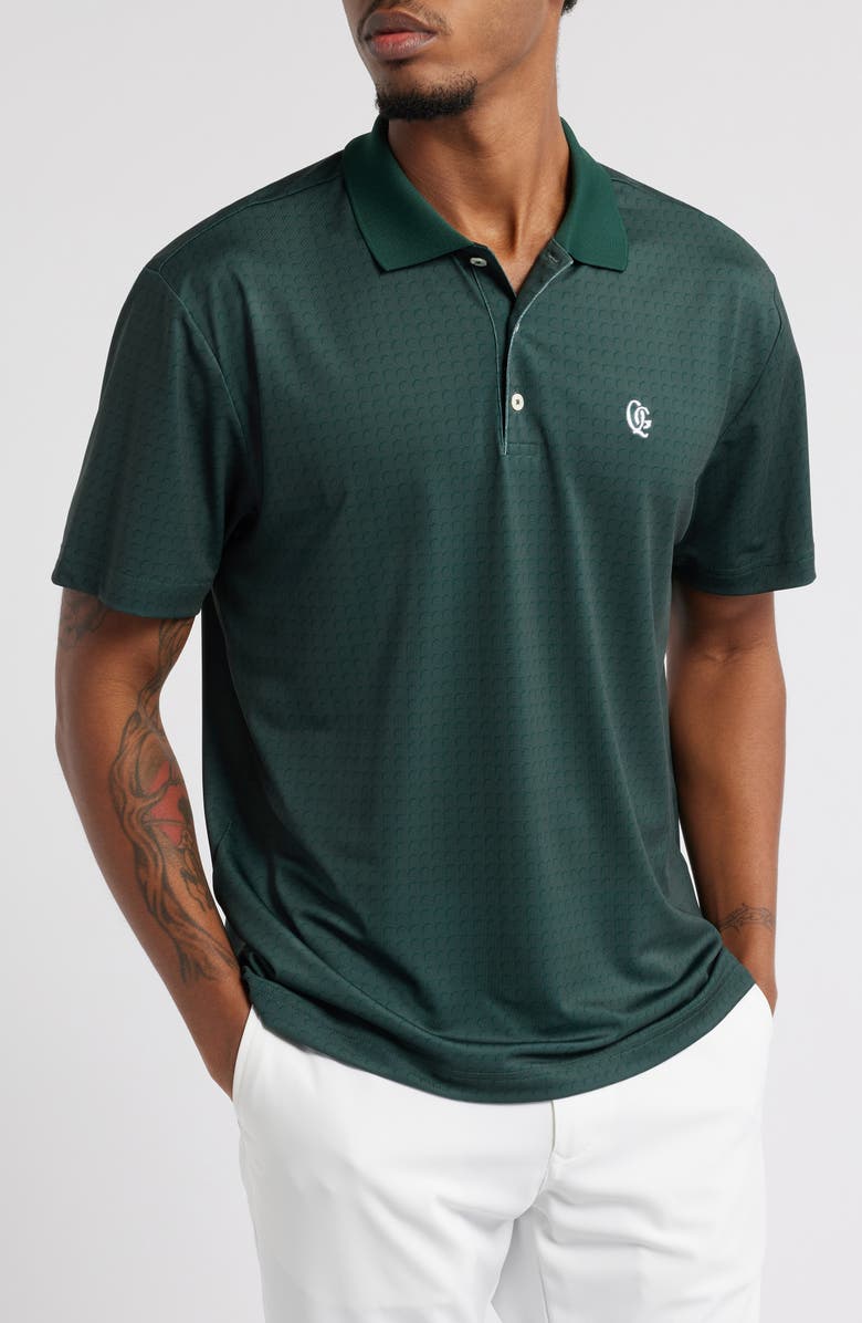 Quiet Golf Monogram Crater Golf Polo, Main, color, 