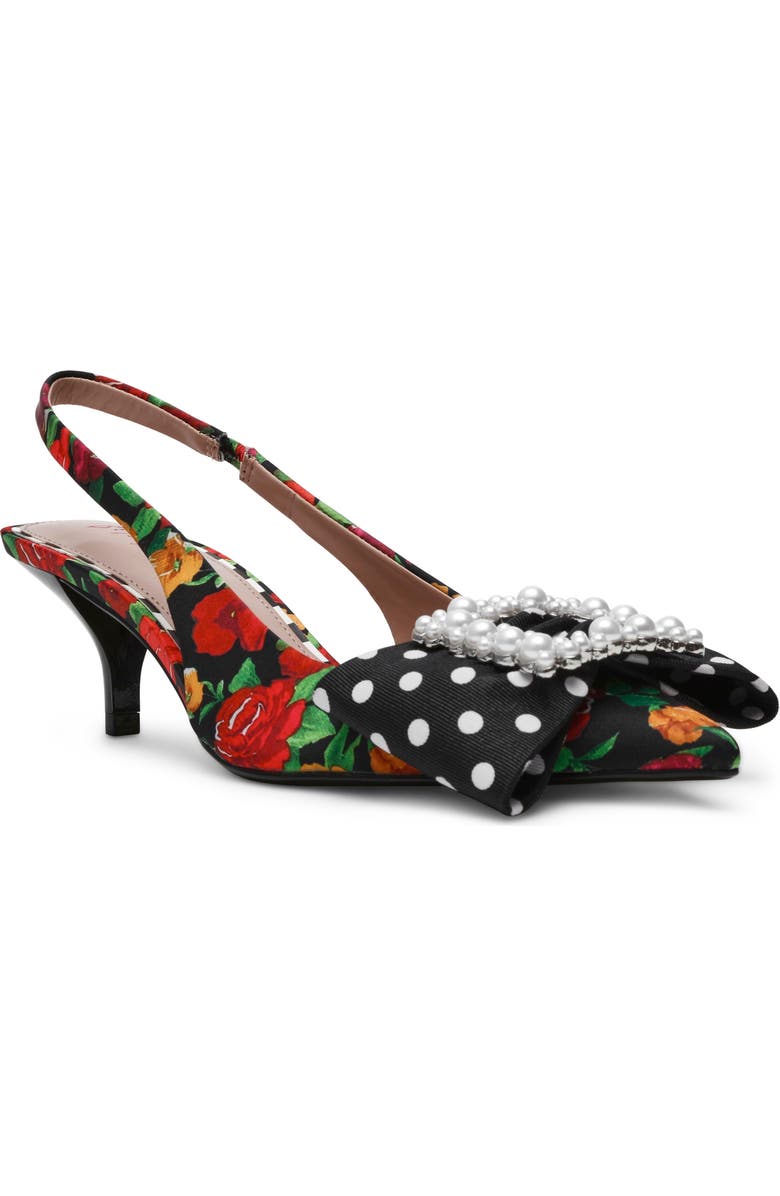 Betsey Johnson Madelyne Pointed Toe Slingback, Main, color,