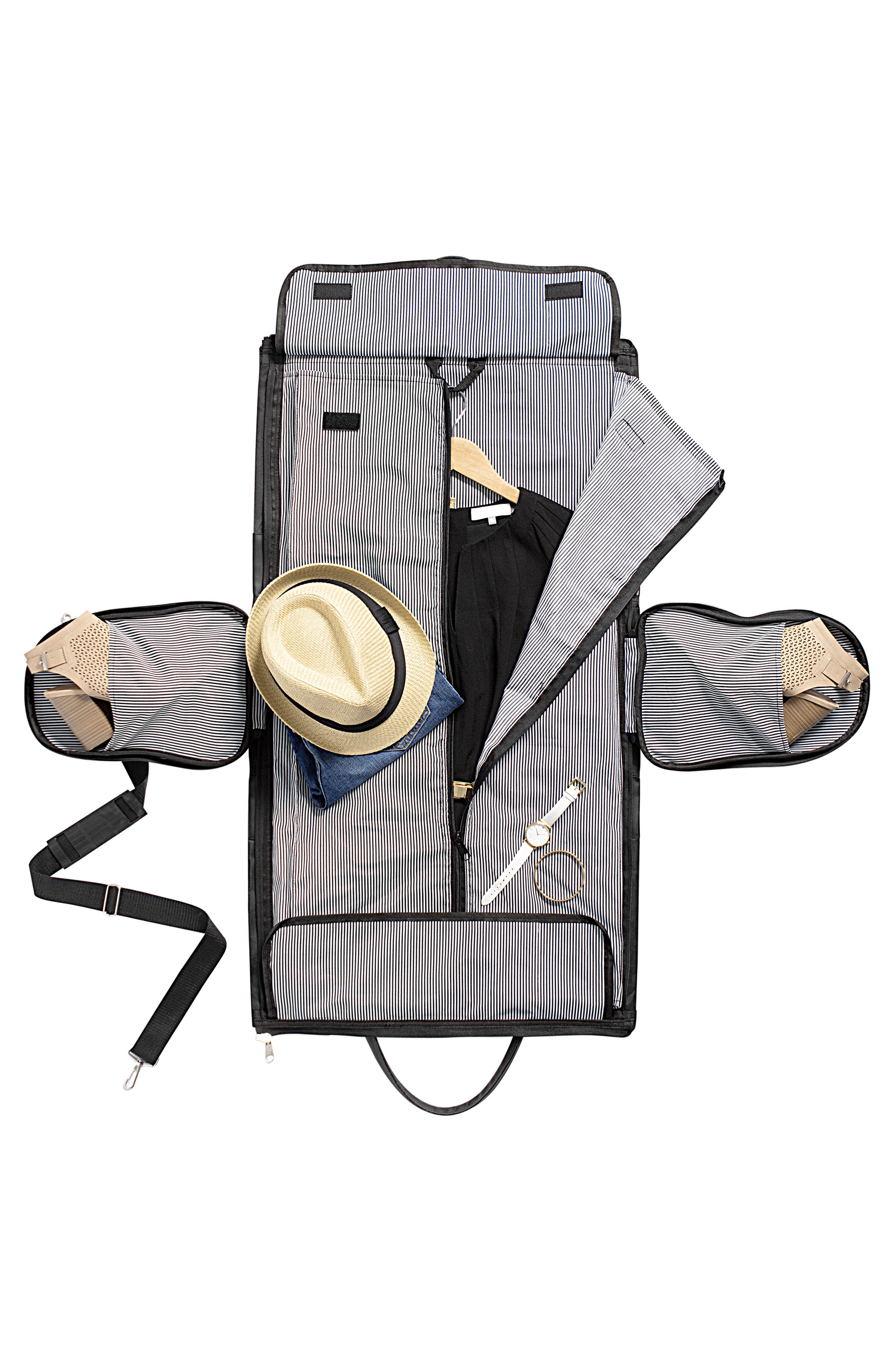 Cathy's Concepts Monogram Duffel/Garment Bag, Alternate, color, 