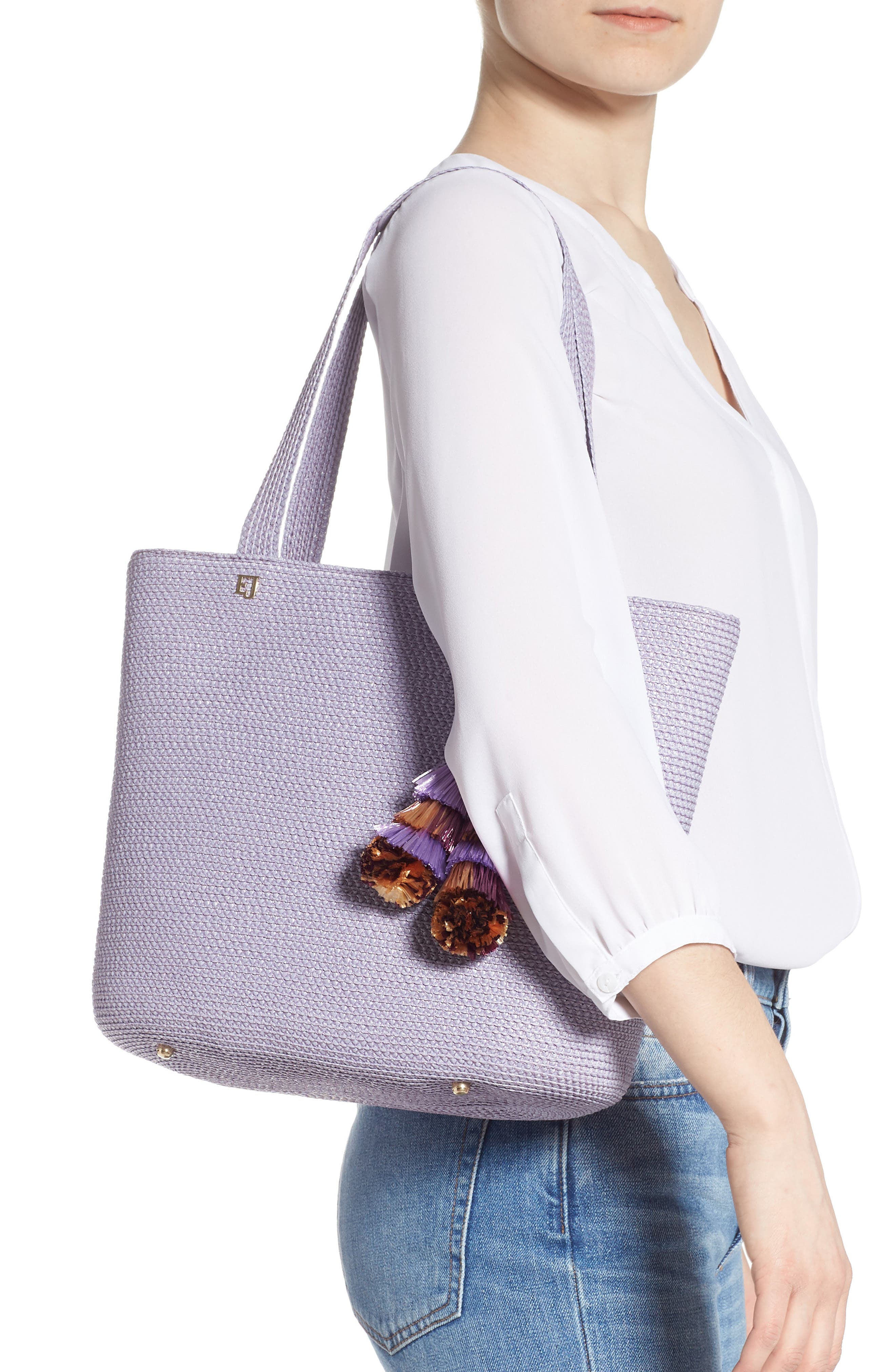 Squishee® Tote, Alternate, color, LILAC