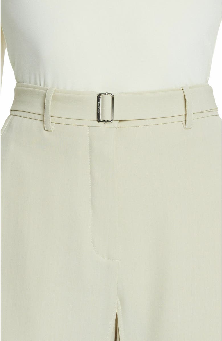 Lanvin Tailored Wool-Blend Pants, Alternate, color, Mastic