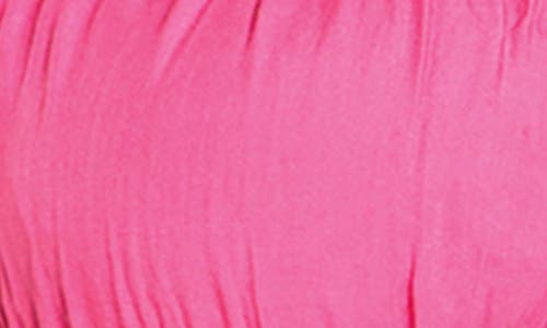 City Chic Lyla Tie Strap Peplum Tank In Pink