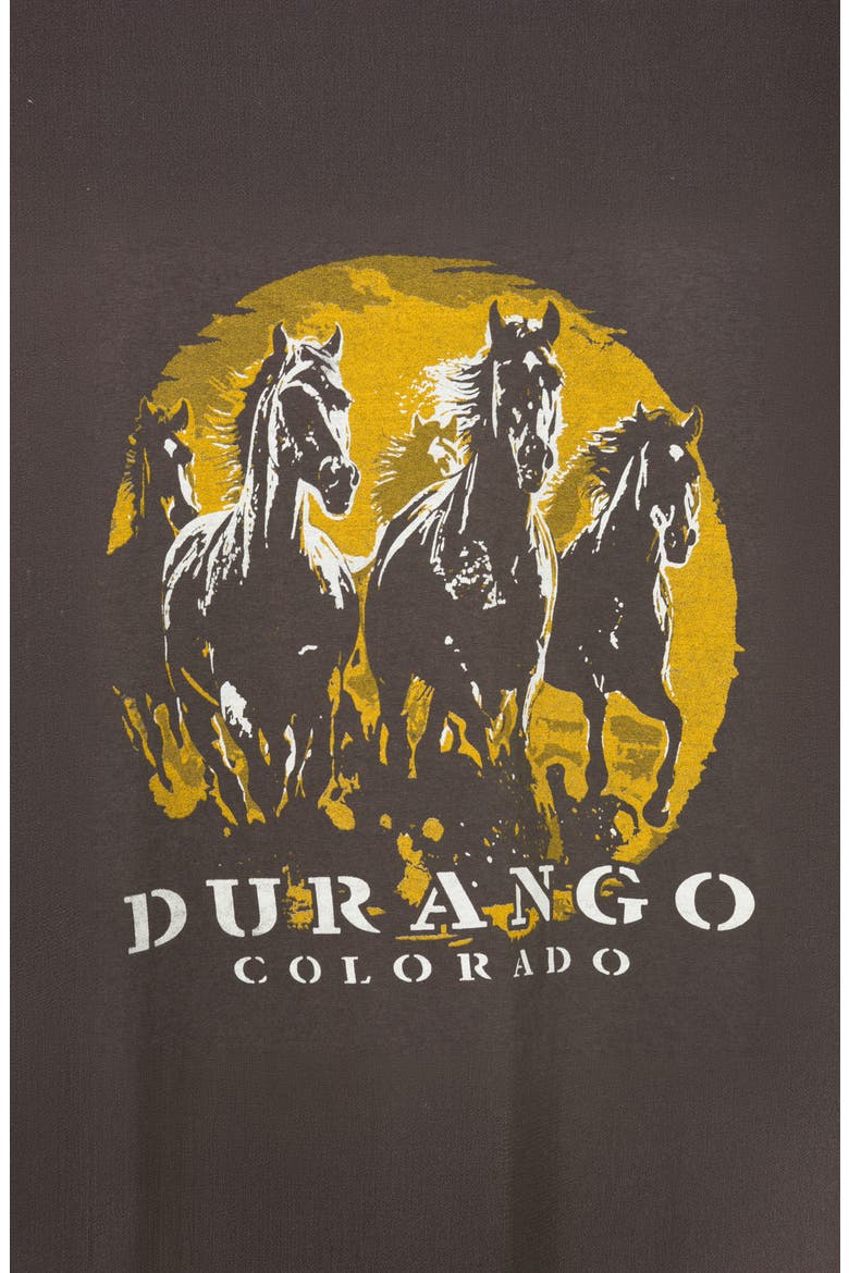 Durango, Colorado Graphic T-Shirt, Alternate, color, COFFEE
