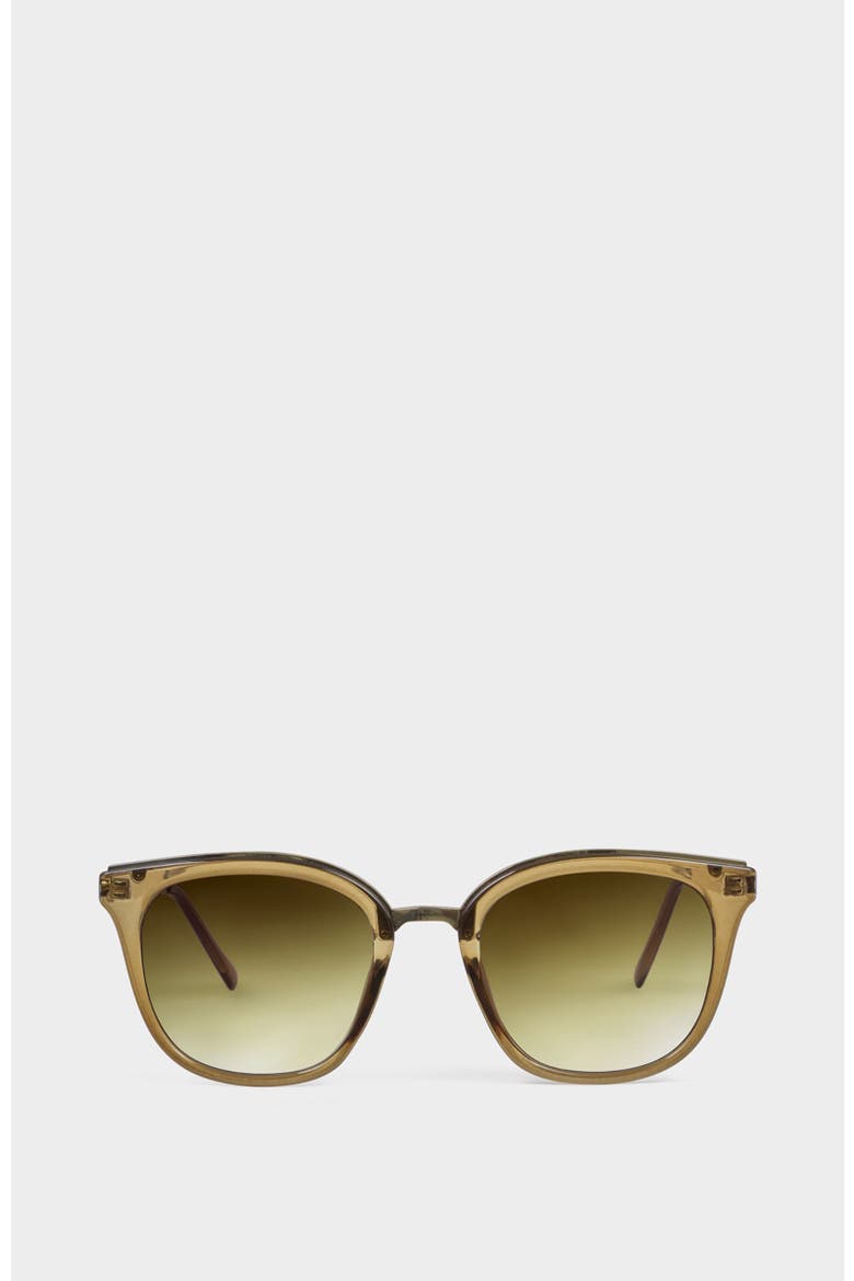 Provence Sunglasses, Main, color, Transparent Khaki
