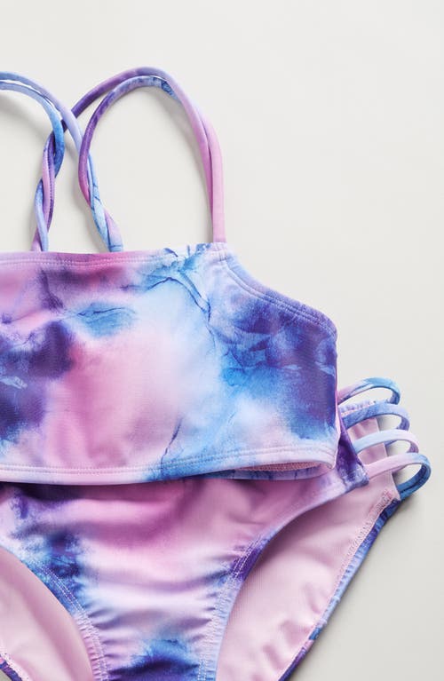 ZELLA GIRL ZELLA GIRL KIDS' TWIST BACK TWO-PIECE SWIMSUIT