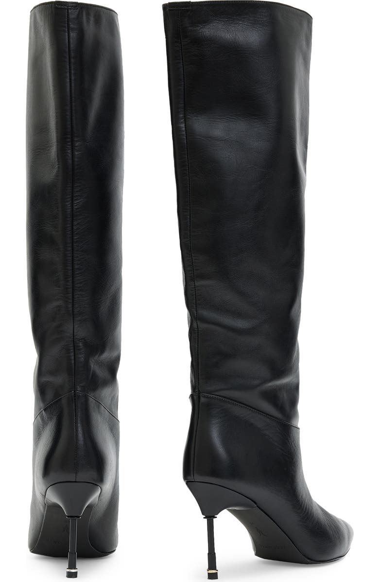 AllSaints Nori Knee High Pointed Toe Boot, Alternate, color,