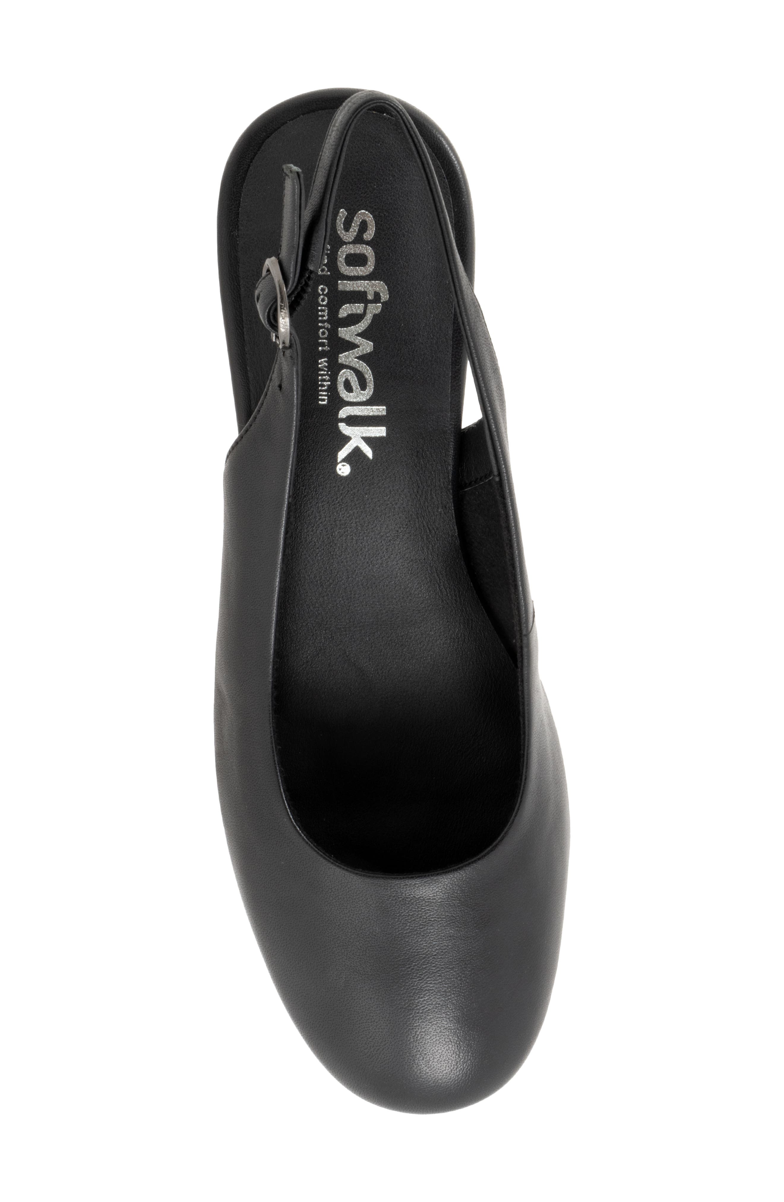 SoftWalk<sup>®</sup> Largo Slingback Pump, Alternate, color, Black
