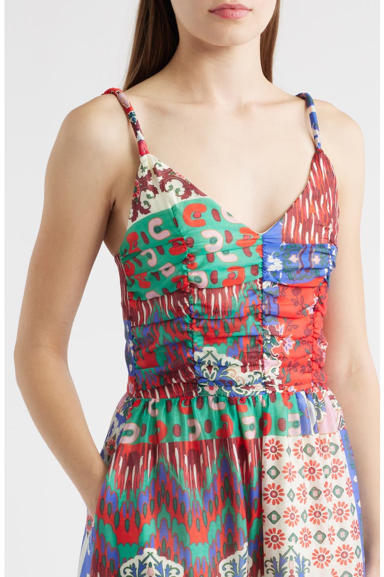 Dawn Maxi Dress, Alternate, color, RED MULTI