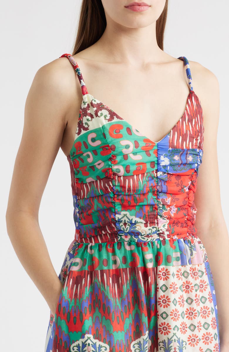 CIEBON Dawn Maxi Dress, Alternate, color, Red Multi