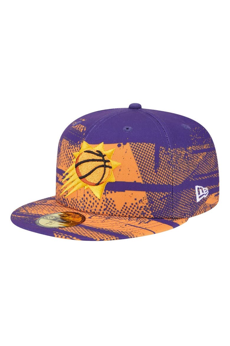 Men's New Era Purple Phoenix Suns Tip-Off 59FIFTY Fitted Hat, Alternate, color, Purple