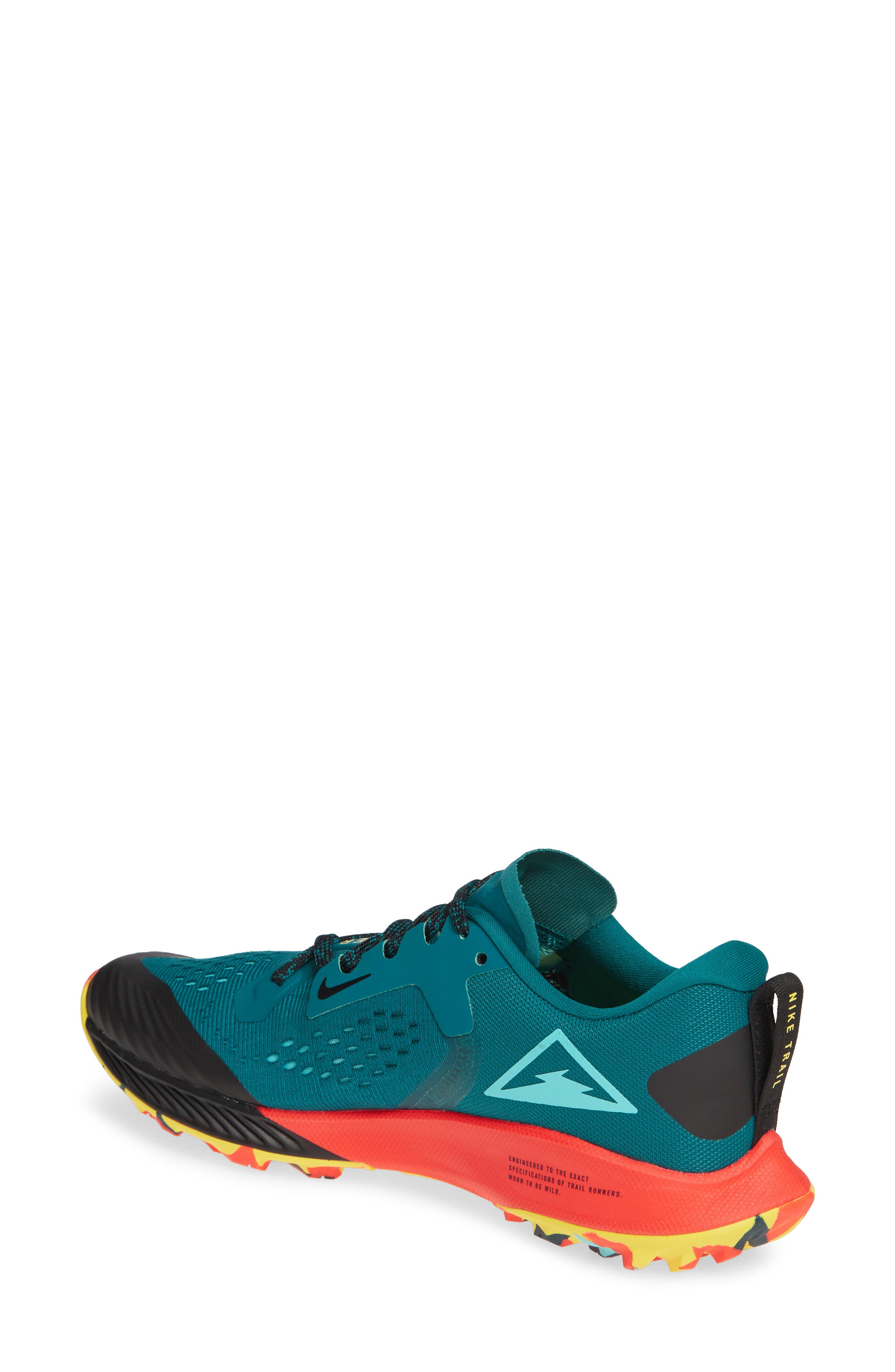 Nike Air Zoom Terra Kiger 5 Trail Running Shoe, Alternate, color, Geode Teal/ Green/ Black