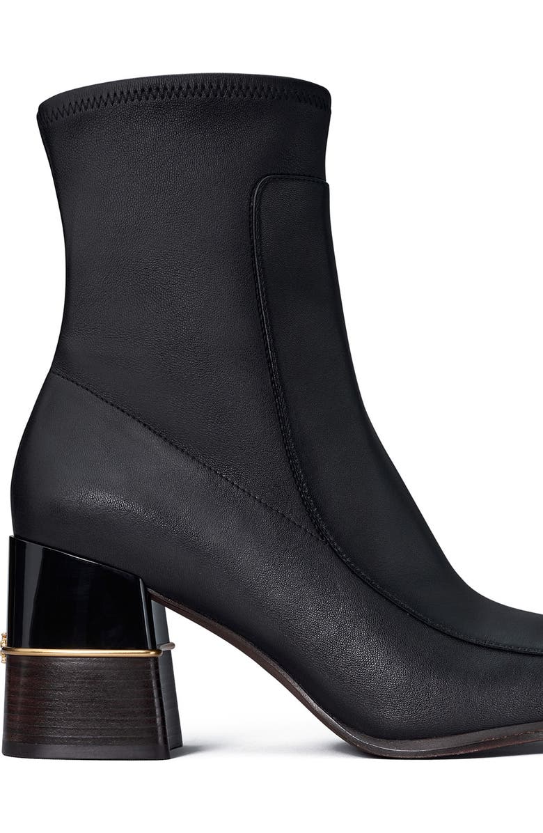 Tory Burch Zip-Up Stretch Boot, Alternate, color,