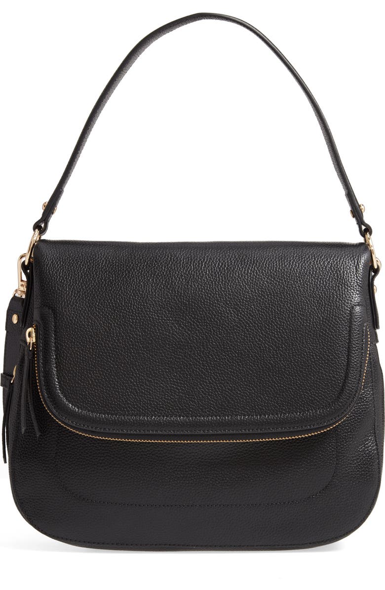 Nordstrom Bella Leather Crossbody Bag, Main, color,