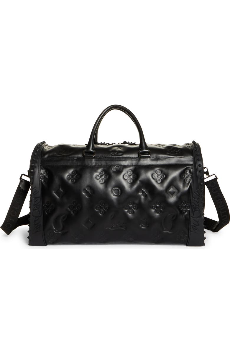 Christian Louboutin Sneakender Loubinthesky Padded Leather Duffle Bag, Main, color,