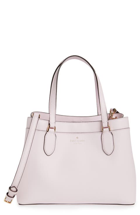 sienna leather satchel