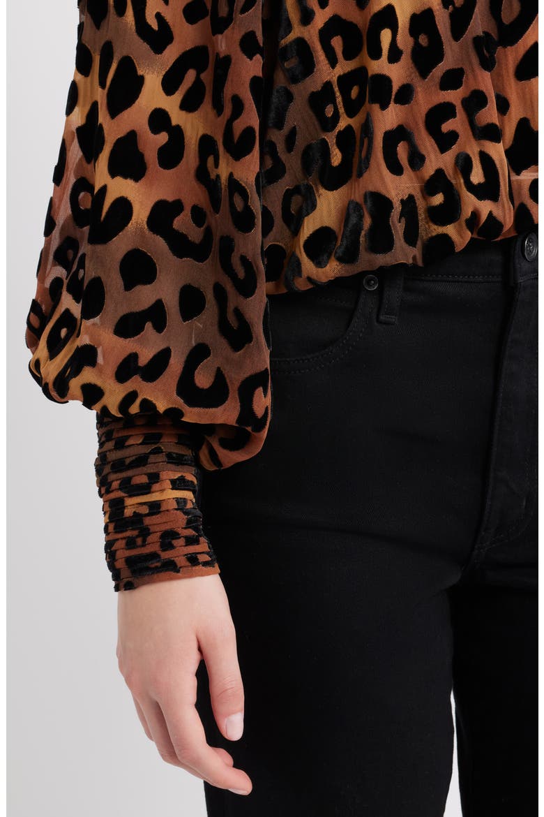 Lenny Burnout Top, Alternate, color, BROWN MULTI