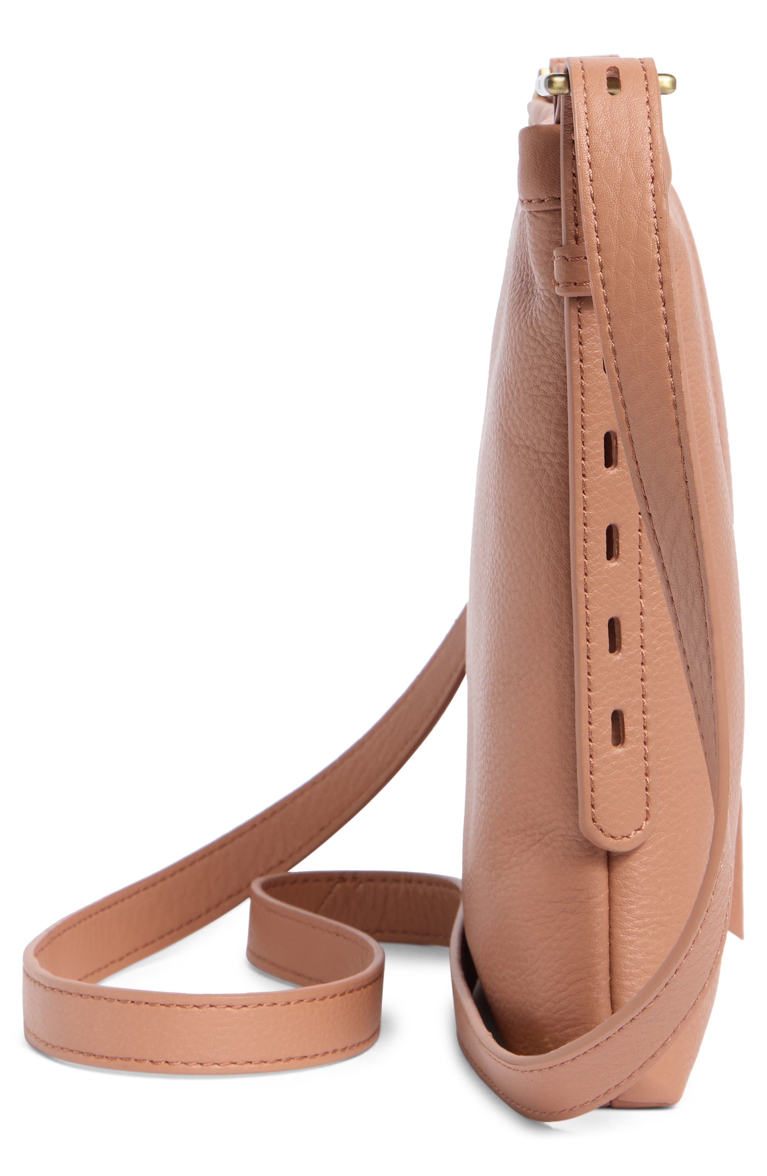 Drifter Leather Crossbody Bag, Alternate, color, CORK