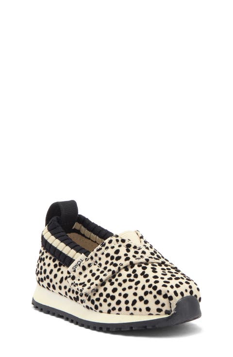 Kids' Alpargata Resident Cheetah Slip-On Sneaker (Baby, Walker & Toddler)