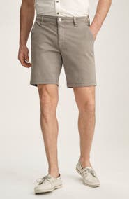 34 Heritage Arizona Slim Fit Flat Front Twill Chino Shorts