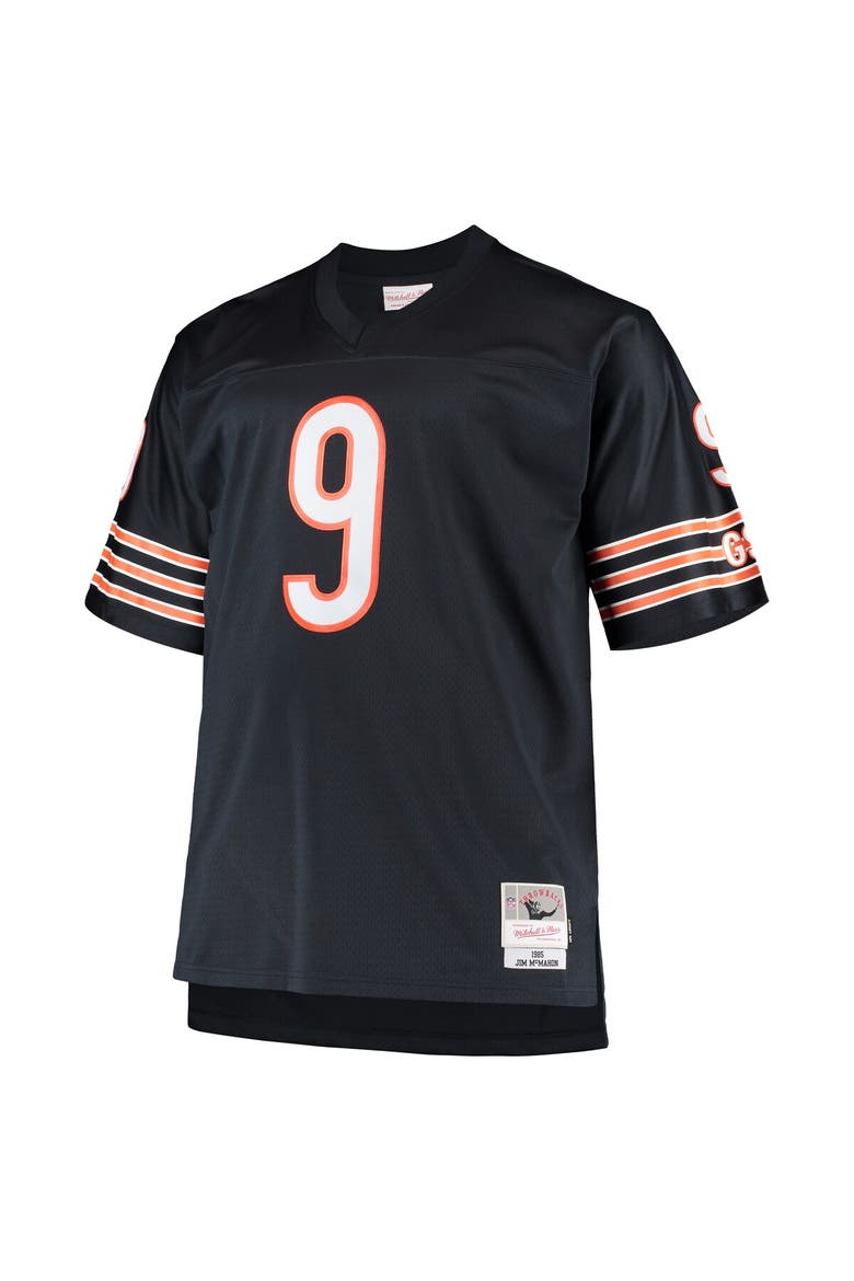 Men's Mitchell & Ness Jim McMahon Navy Chicago Bears Big & Tall 1985 Retired Player Replica Jersey, Alternate, color, Navy