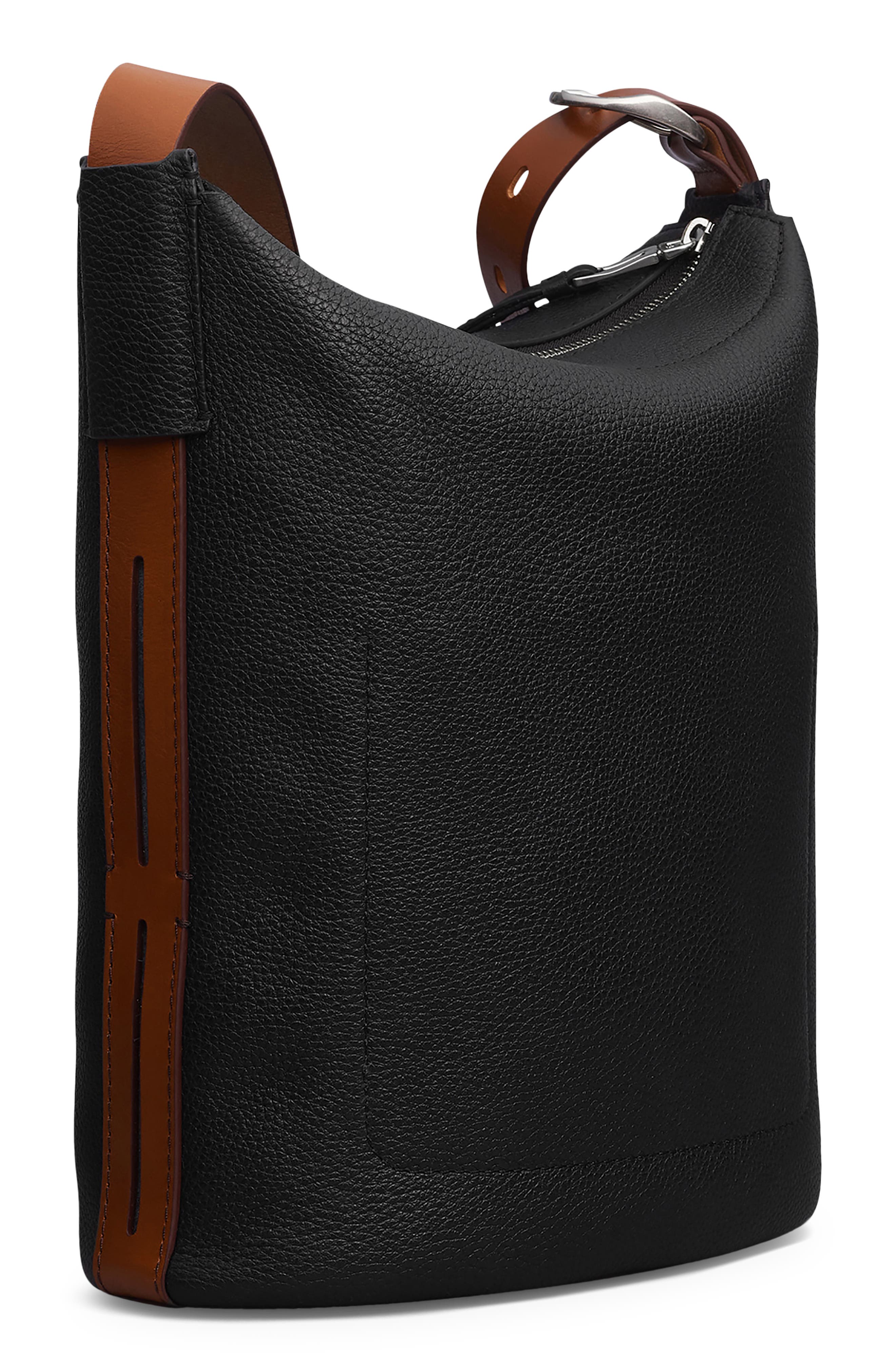 rag & bone Belize Leather Bucket Bag, Alternate, color, 