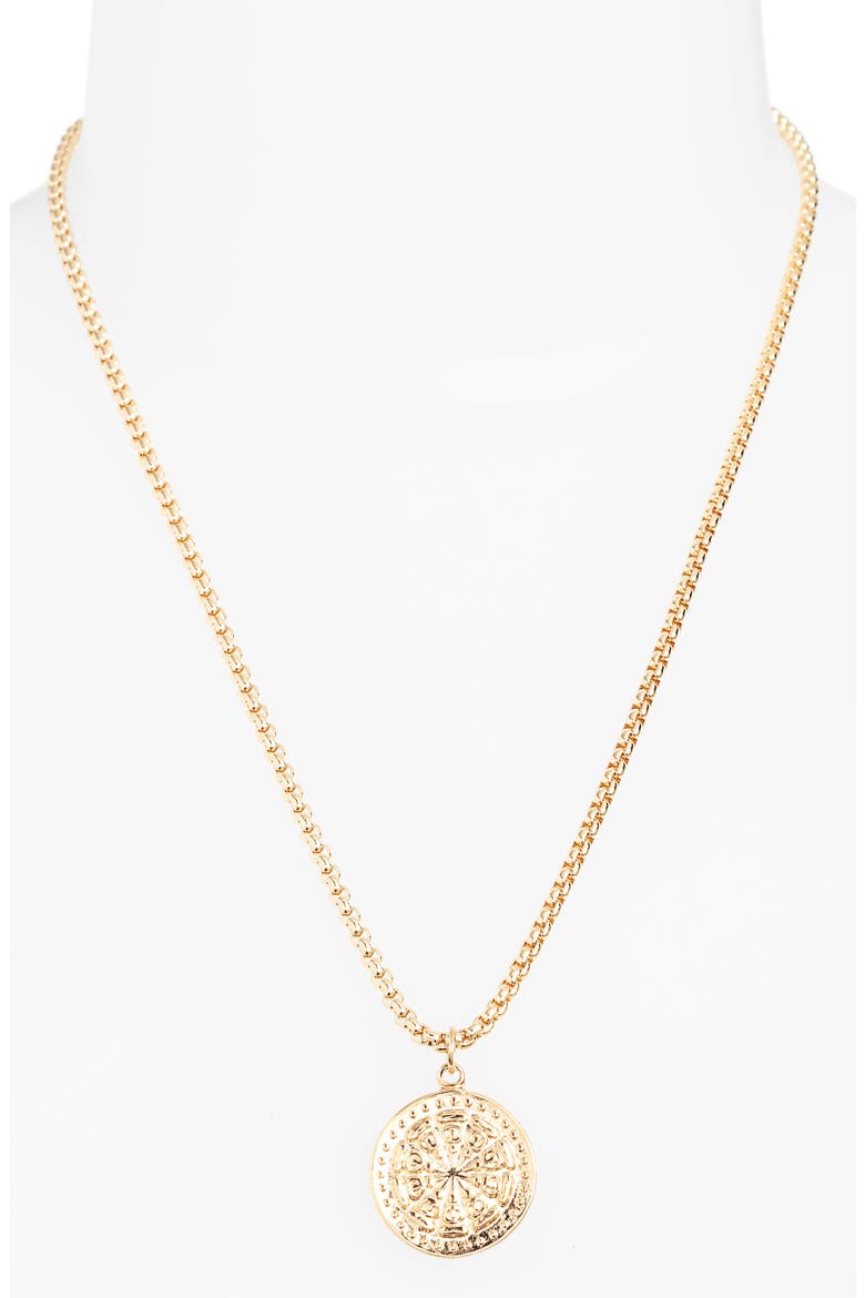 Solana Pendant Necklace, Alternate, color, GOLD