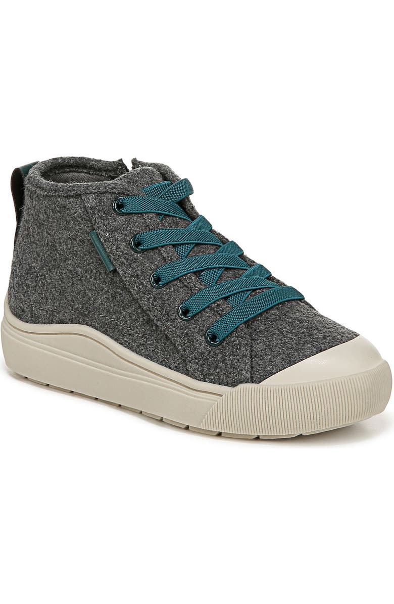 Dr. Scholl's Kids' Time Off High Top Sneaker, Main, color, Charcoal Faux Leather