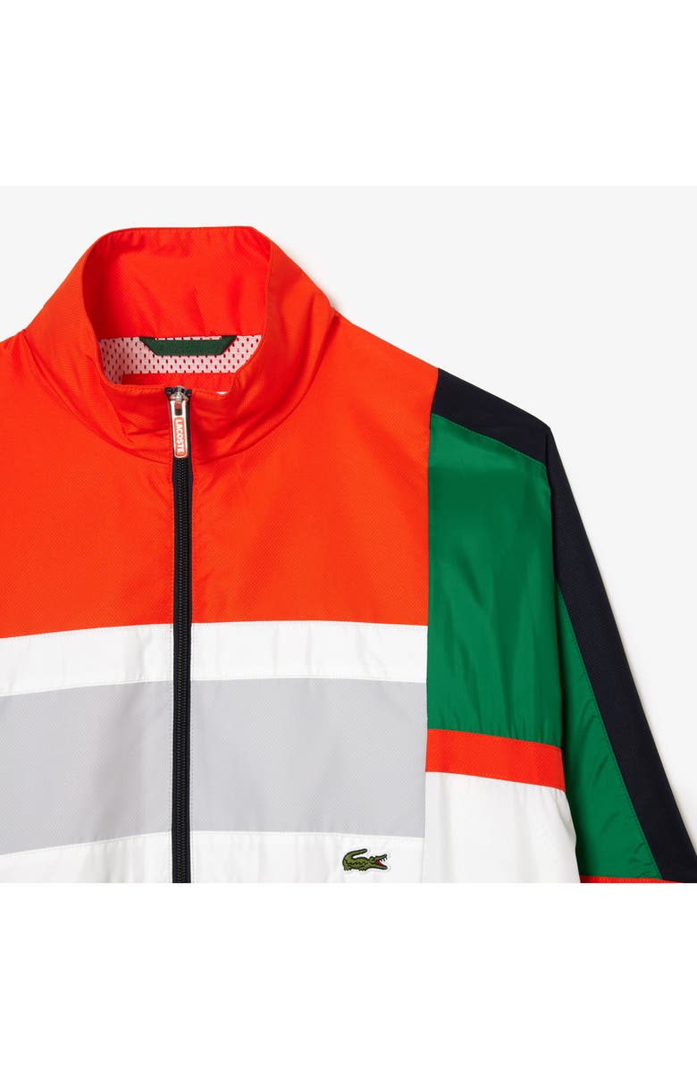Lacoste Colorblock Windbreaker, Alternate, color, Qiu Roquette/ Multico