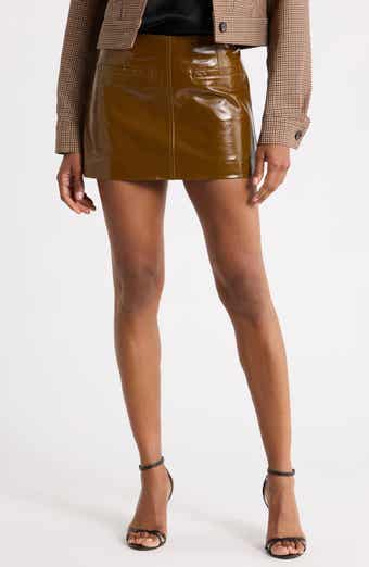 Cowan Patent Leather Miniskirt