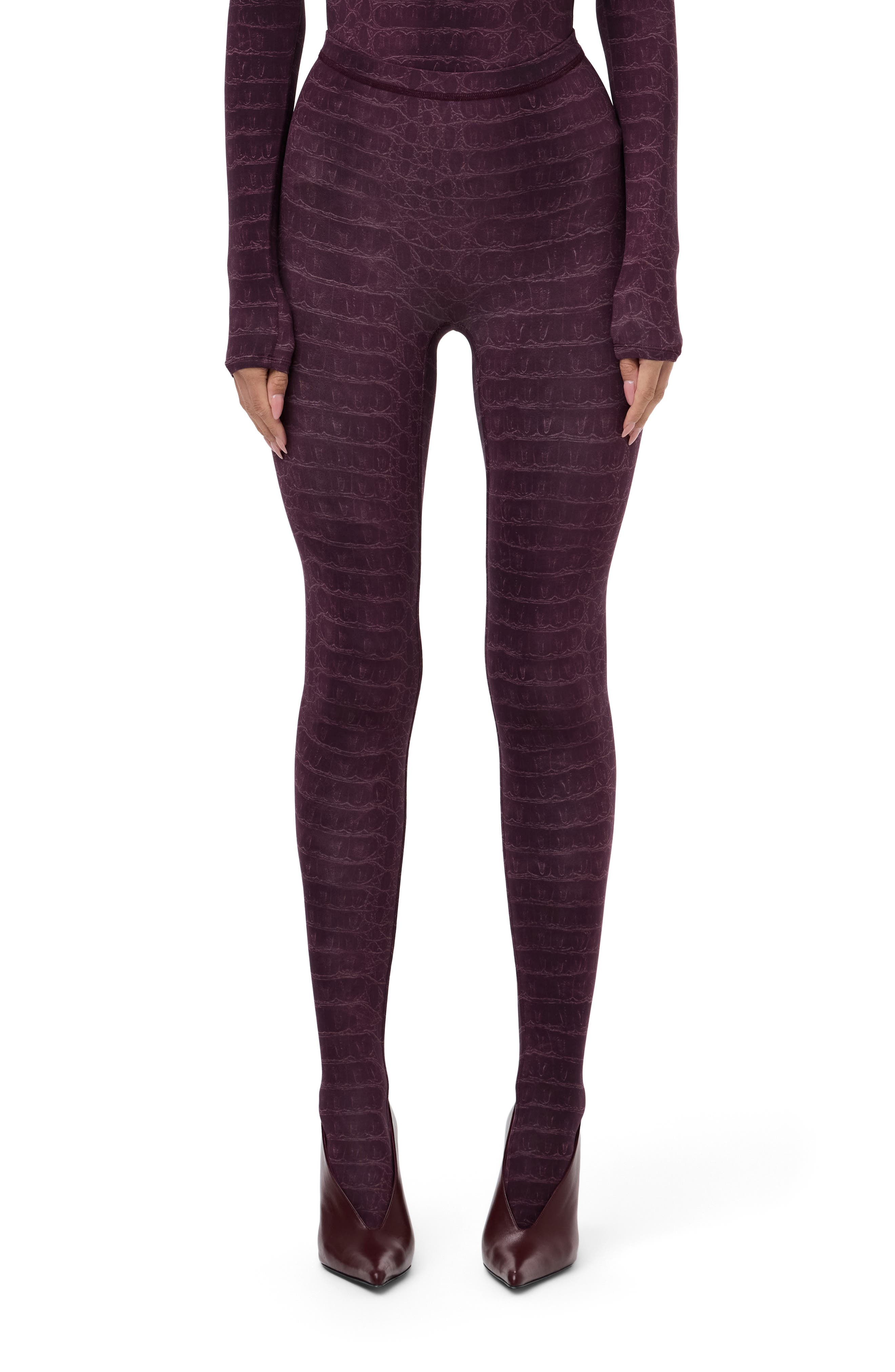 Print Toe Leggings - image 3