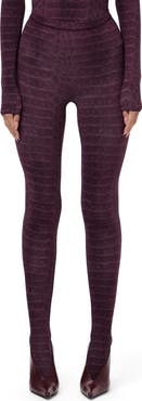 Naked Wardrobe Print Toe Leggings