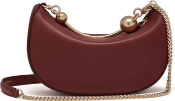 Strathberry Mini Crescent Moon Leather Shoulder Bag | Nordstrom