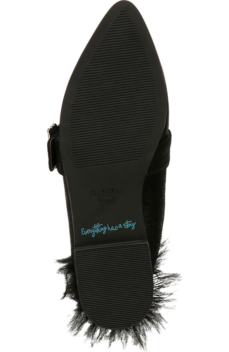 Dr. Scholl's x Iris Apfel Mr. Carl Faux Fur Mule, Alternate, color,