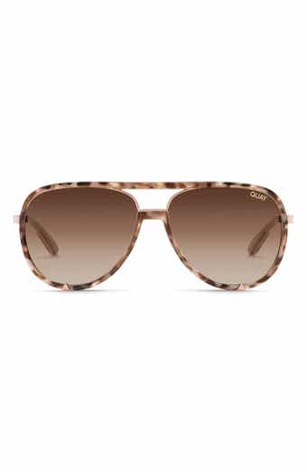 QUAY High Profile 60mm Polarized Aviator Sunglasses