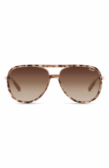 QUAY High Profile 60mm Polarized Aviator Sunglasses