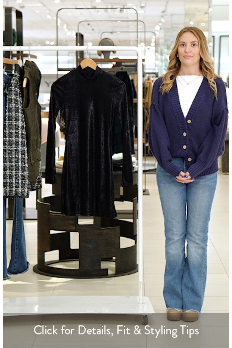 Taylor Metallic Long Sleeve Minidress video